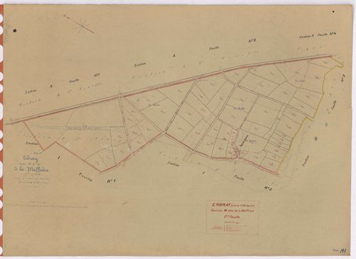 Erbray - Section M1 Maffrière (section de La) ; 1-57