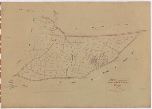 Erbray - Section M3 Maffrière (section de La) ; 37-339