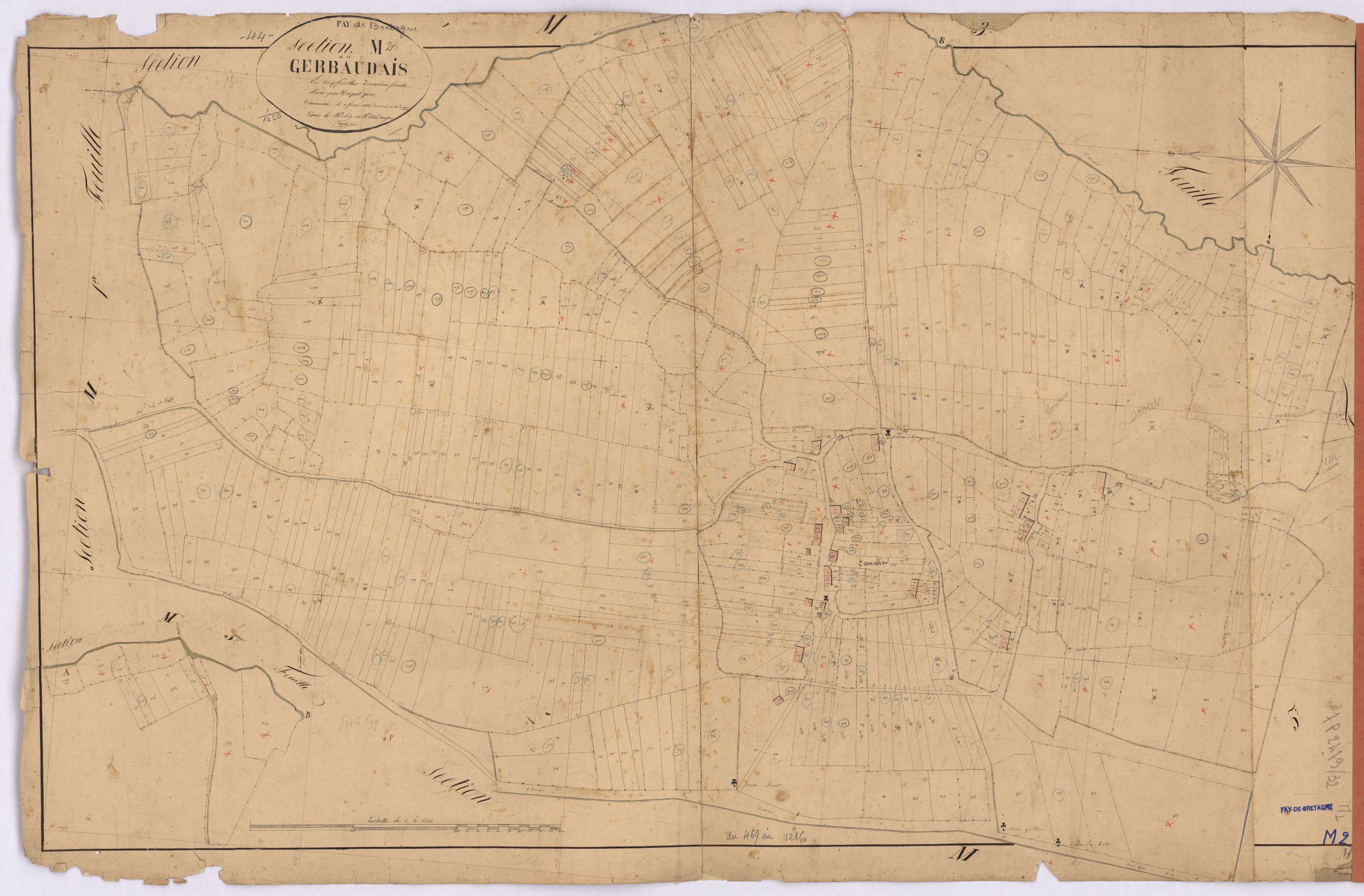 Fay-de-Bretagne - Section M2 Gerbaudais (section de La) ; 469-1286