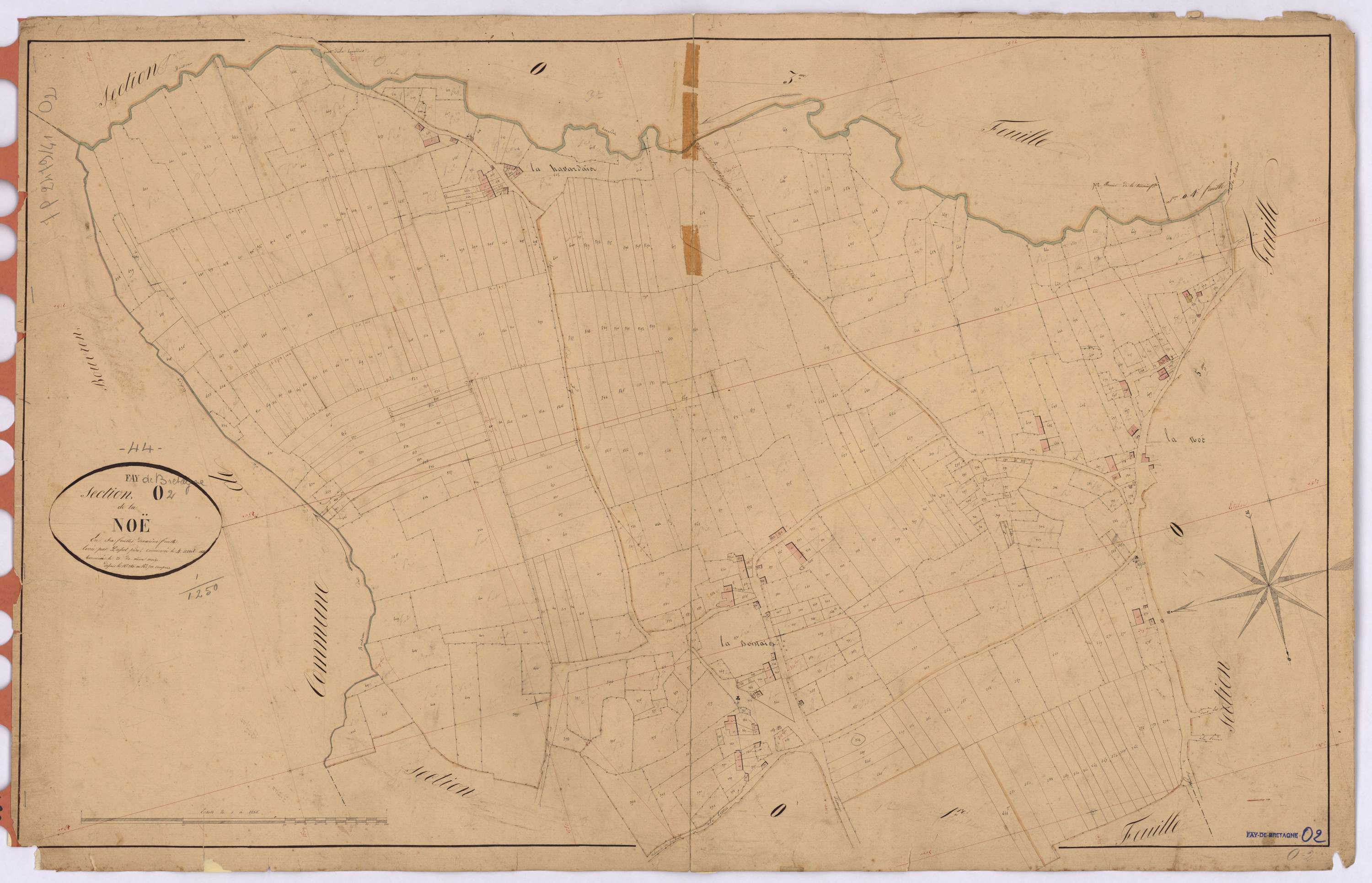 Fay-de-Bretagne - Section O2 Noë (section de La) ; 245-701