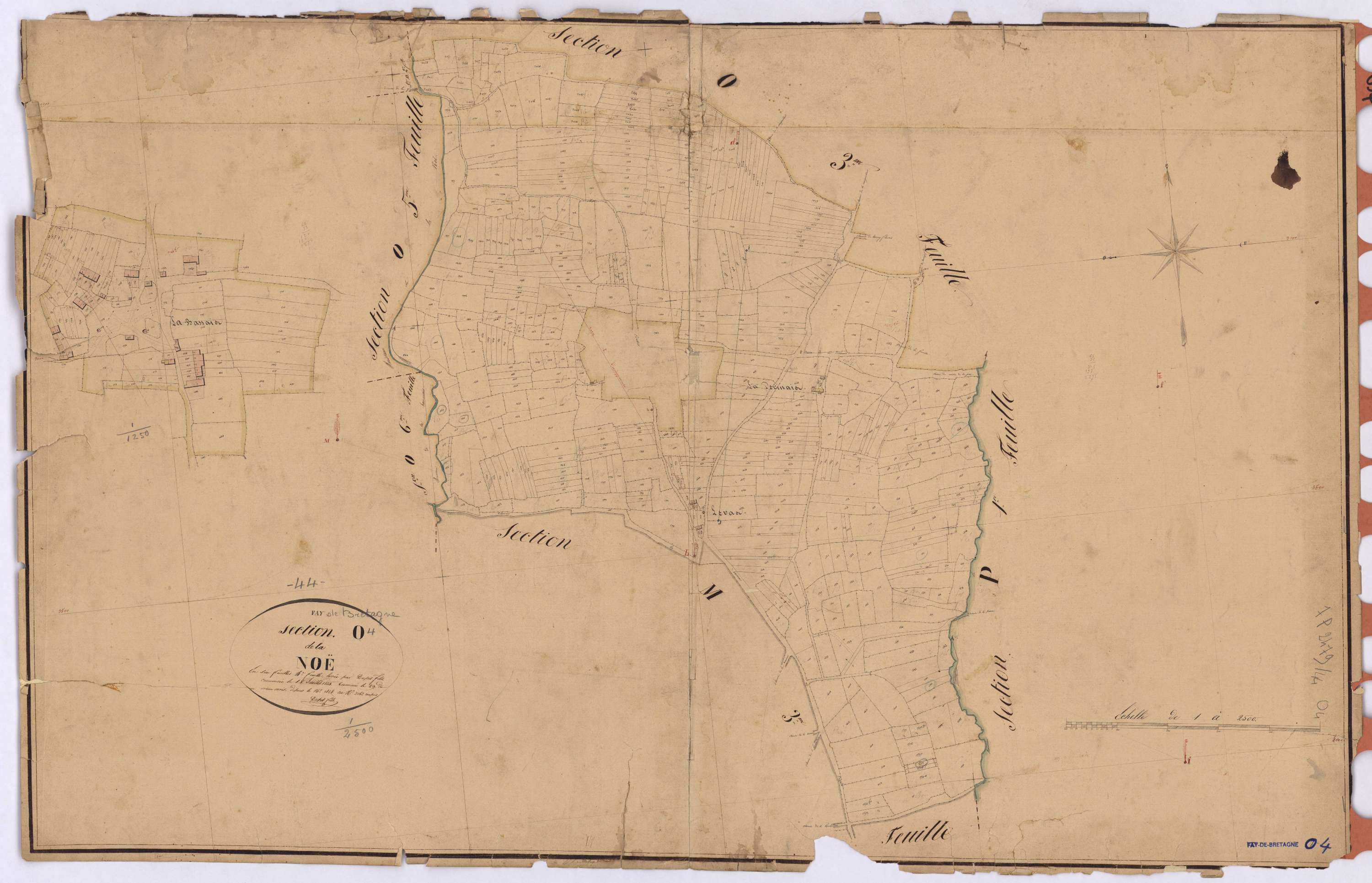 Fay-de-Bretagne - Section O4 Noë (section de La) ; 1484-2062