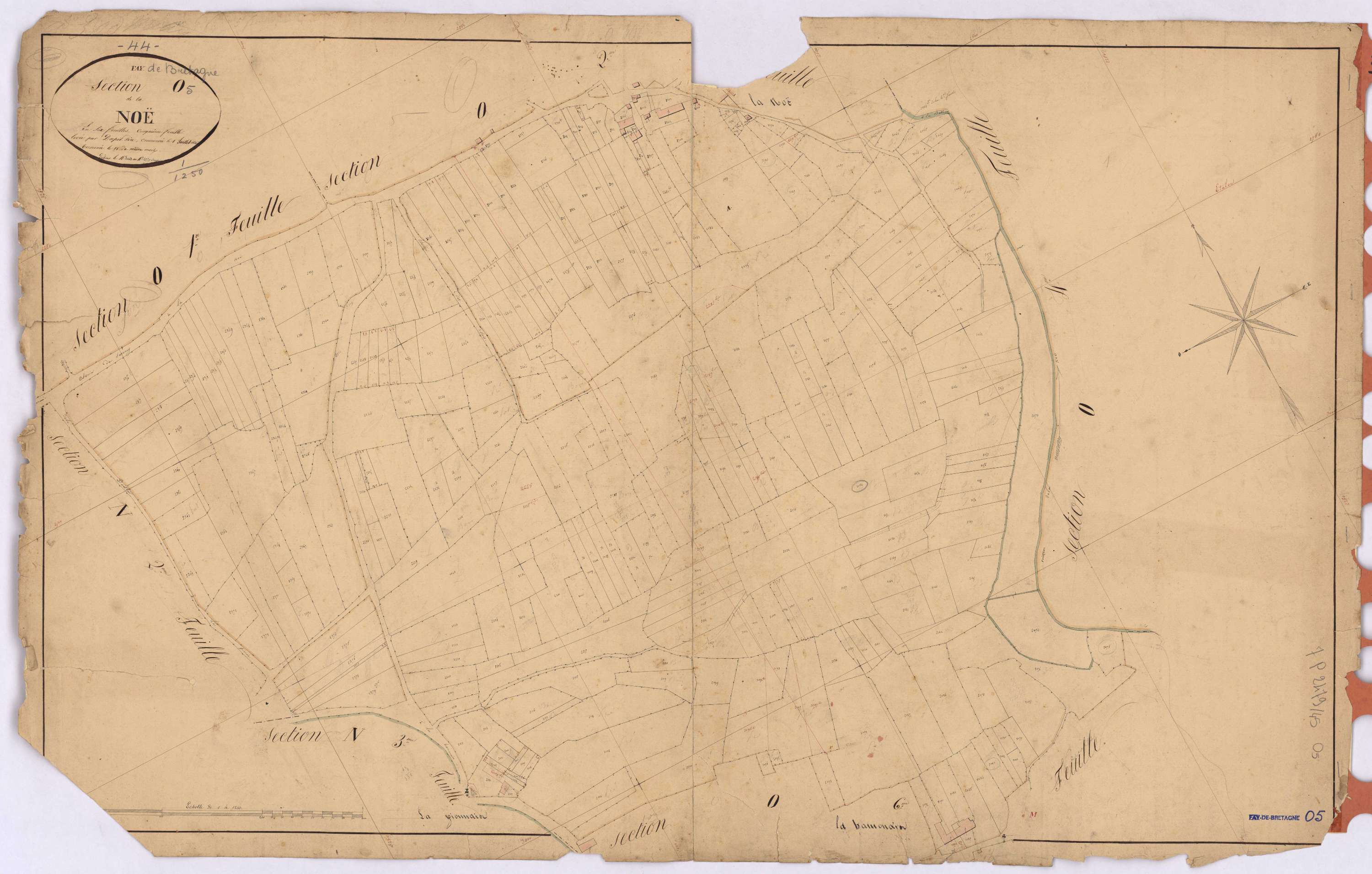 Fay-de-Bretagne - Section O5 Noë (section de La) ; 2063-2379
