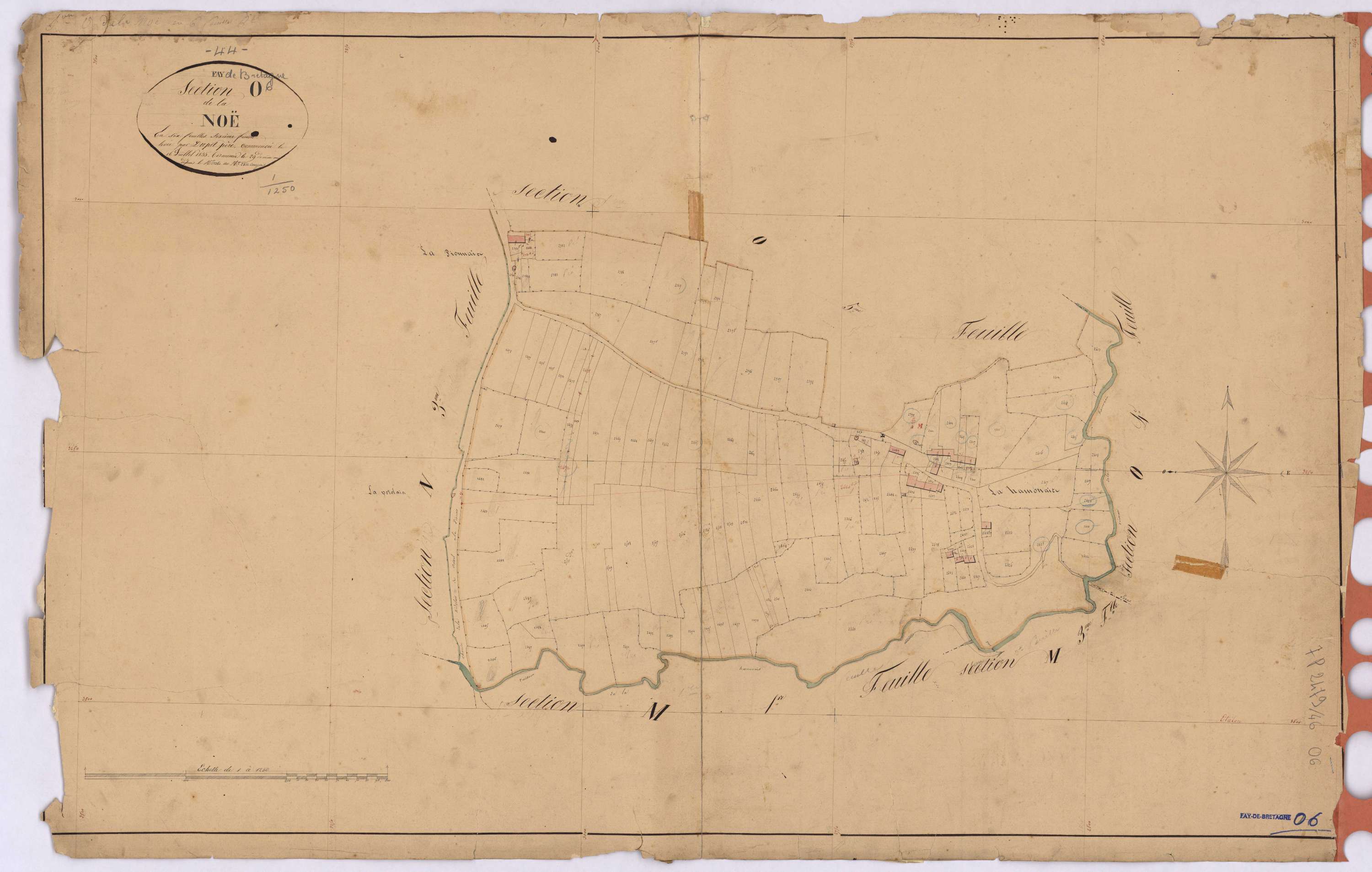 Fay-de-Bretagne - Section O6 Noë (section de La) ; 2380-2511
