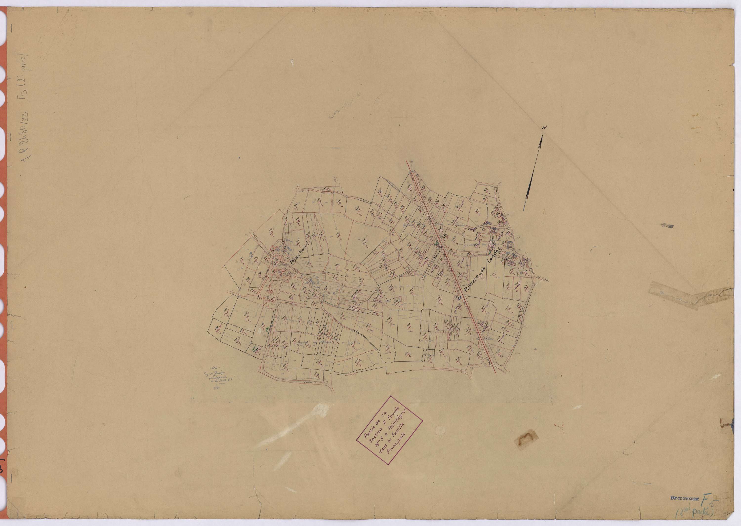 Fay-de-Bretagne - Section F5 Chatillon (section de) ; 1101-1633