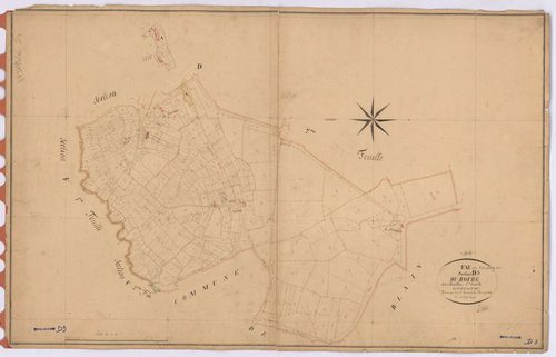 Fay-de-Bretagne - Section D3 Bourg (section du) ; 1435-1857