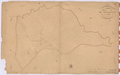 Fay-de-Bretagne - Section F1 Chatillon (section de) ; 1-240