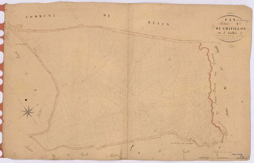 Fay-de-Bretagne - Section F3 Chatillon (section de) ; 535-934