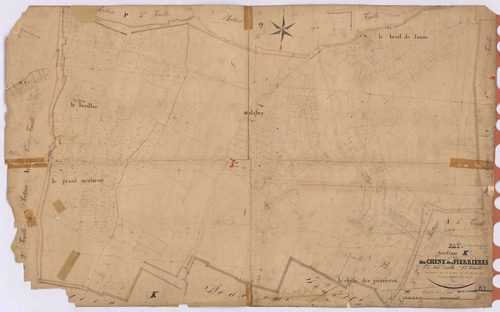 Fay-de-Bretagne - Section K1 Chêne des Pierrières (section du) ; 1-485