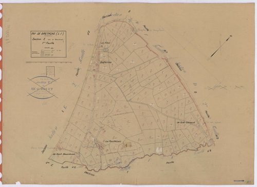 Fay-de-Bretagne - Section E1 Beaudouet (section de) ; 1-202