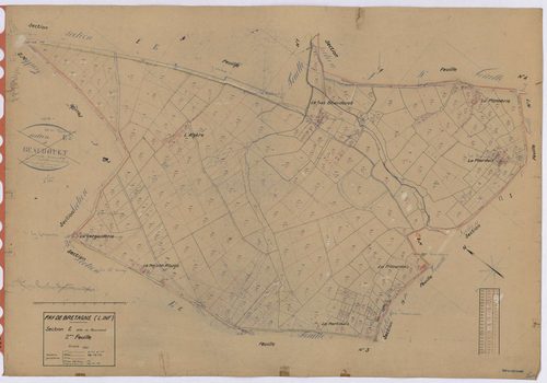 Fay-de-Bretagne - Section E2 Beaudouet (section de) ; 203-514