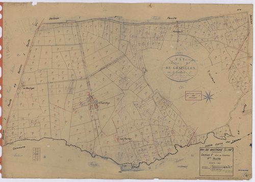 Fay-de-Bretagne - Section F5 Chatillon (section de) ; 1101-1633