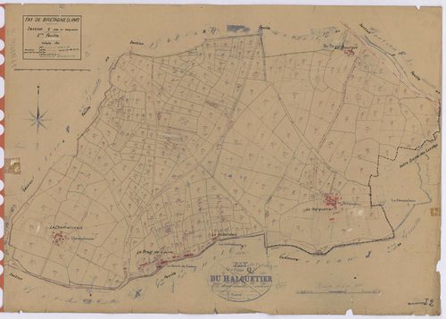 Fay-de-Bretagne - Section I2 Halquetier (section du) ; 1-198