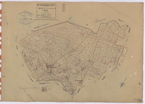 Fay-de-Bretagne - Section N2 Gandonnais (section de La) ; 414-934