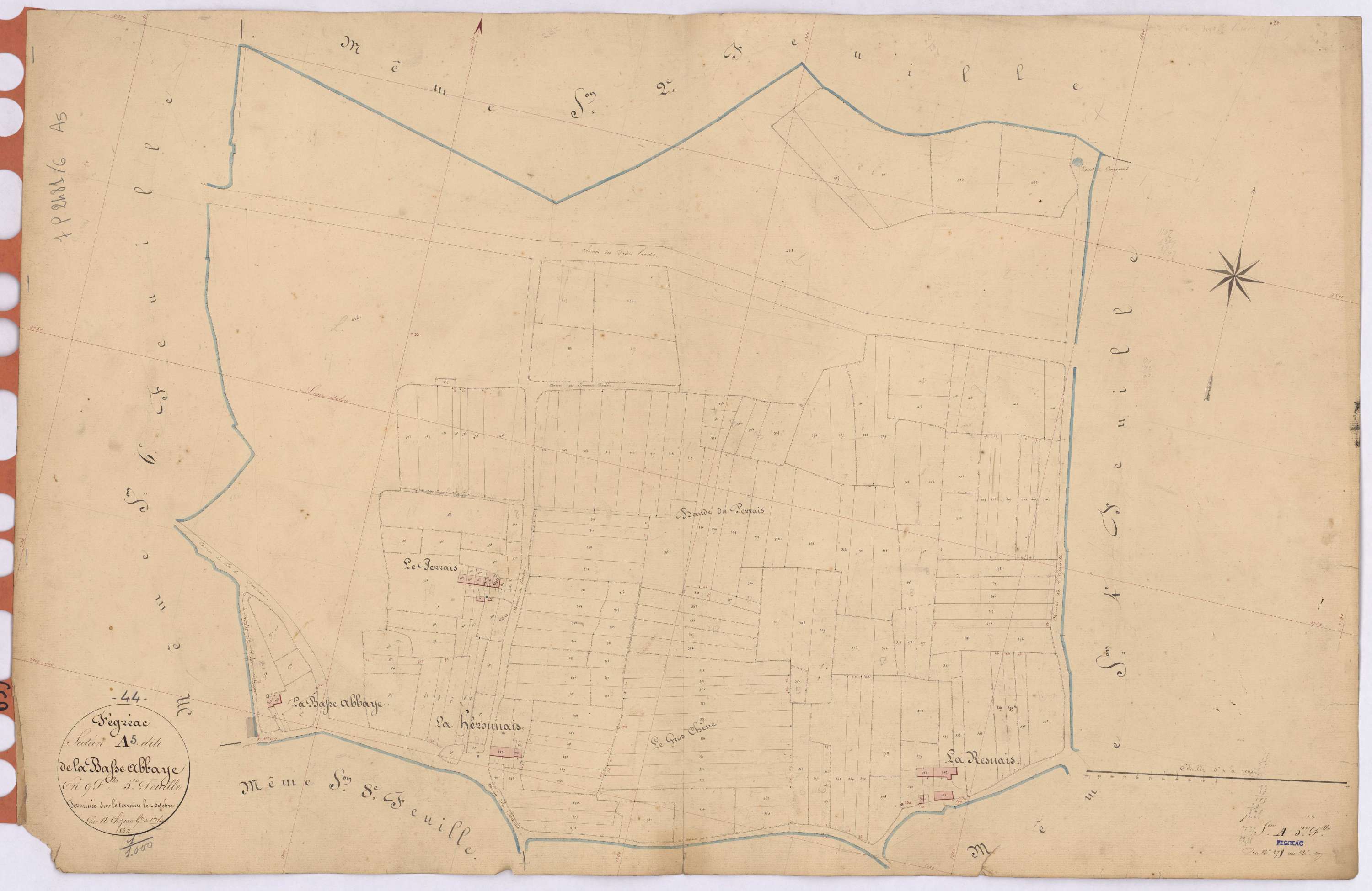 Fégréac - Section A5 Basse Abbaye (section de La) ; 278-477