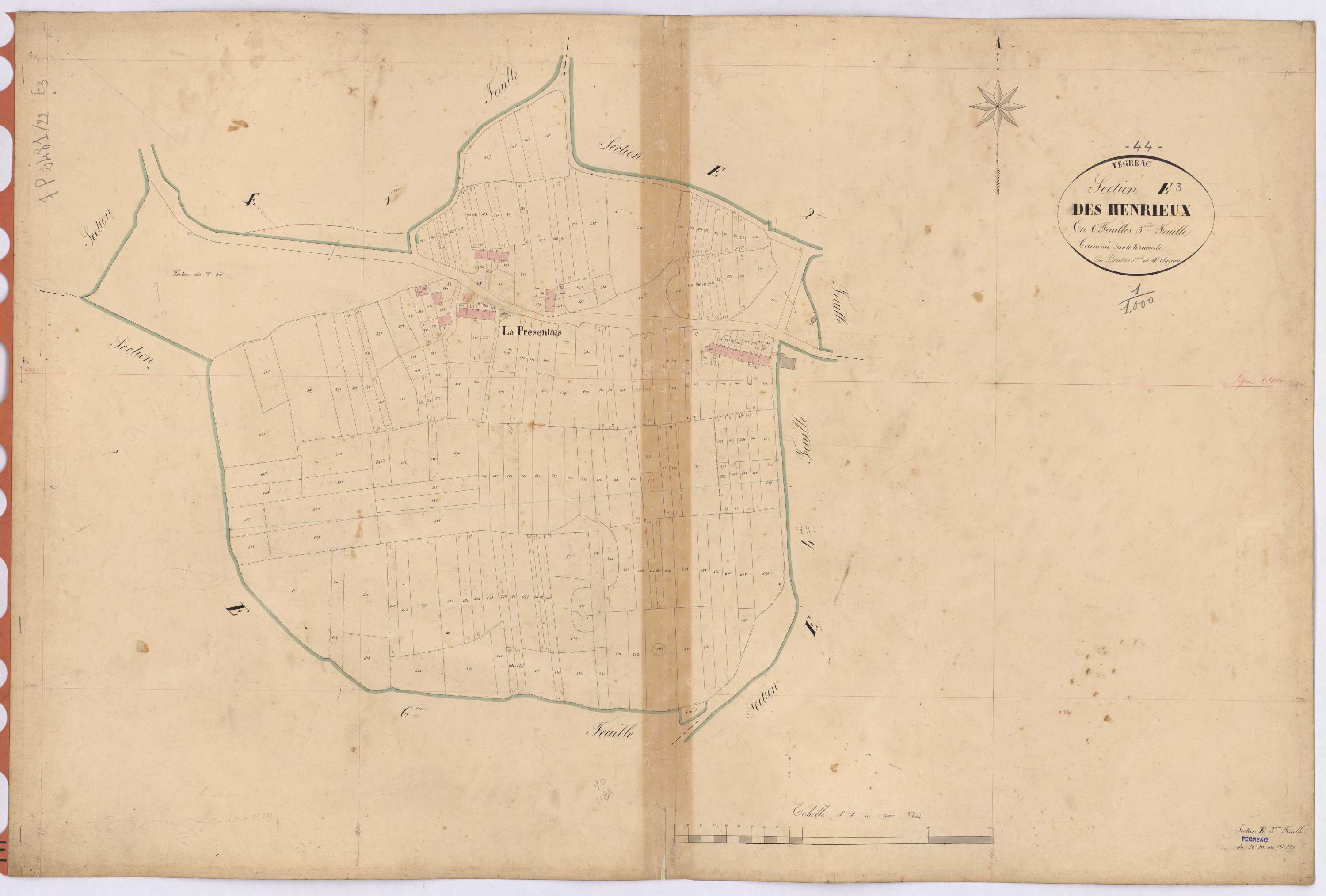 Fégréac - Section E3 Henrieux (section des) ; 511-729
