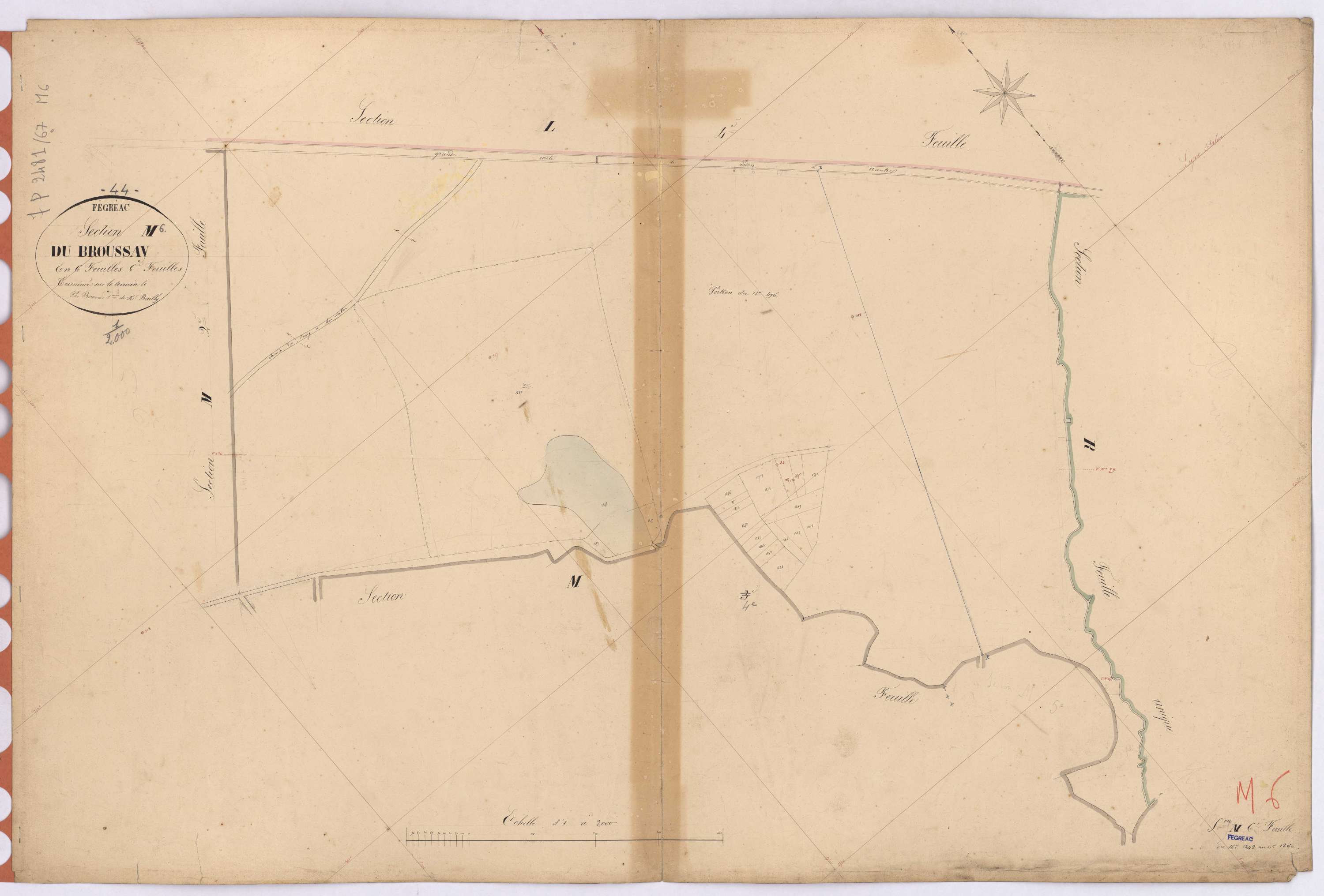 Fégréac - Section M6 Broussay (section du) ; 1242-1260