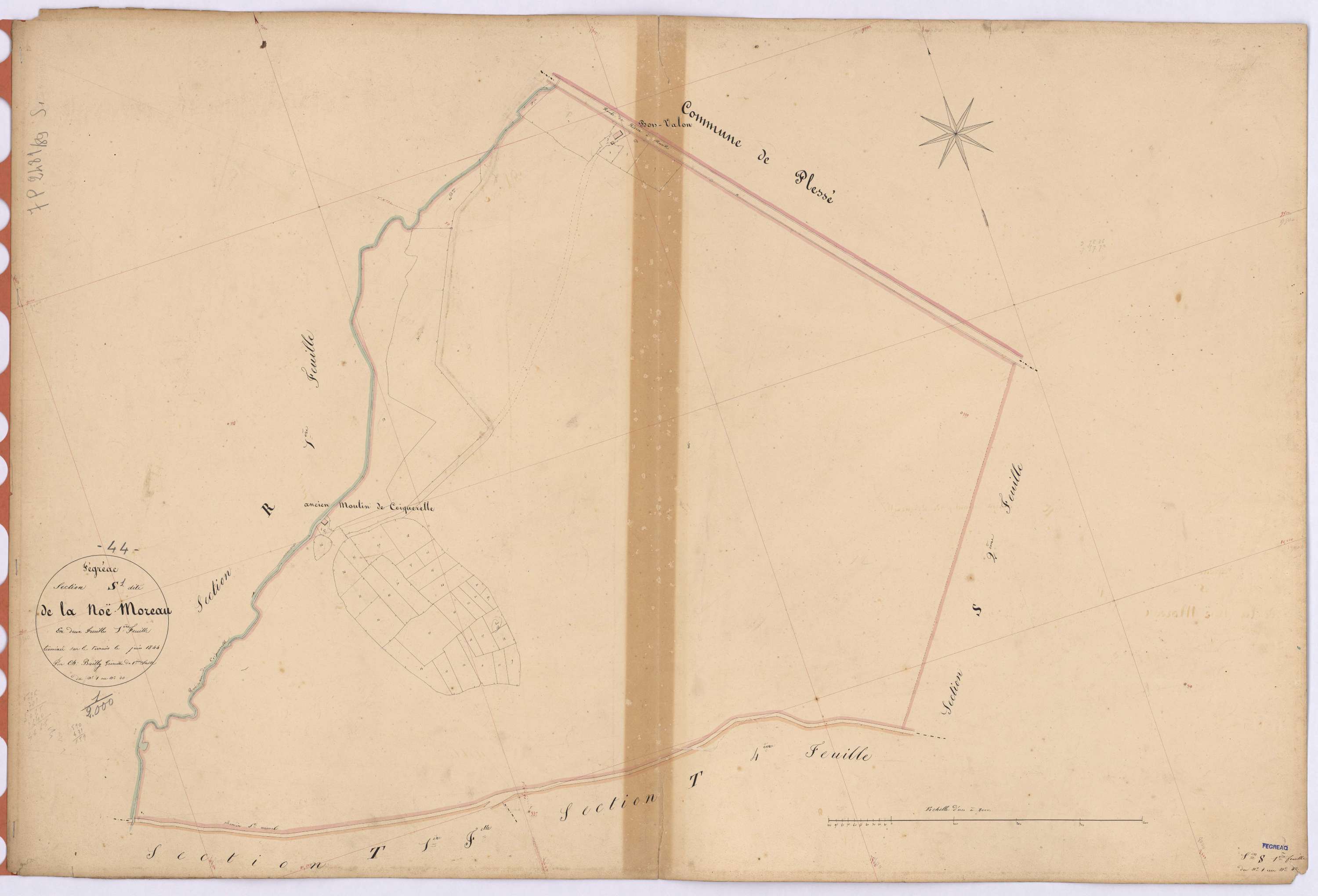 Fégréac - Section S1 Noë Moreau (section de La) ; 1-40