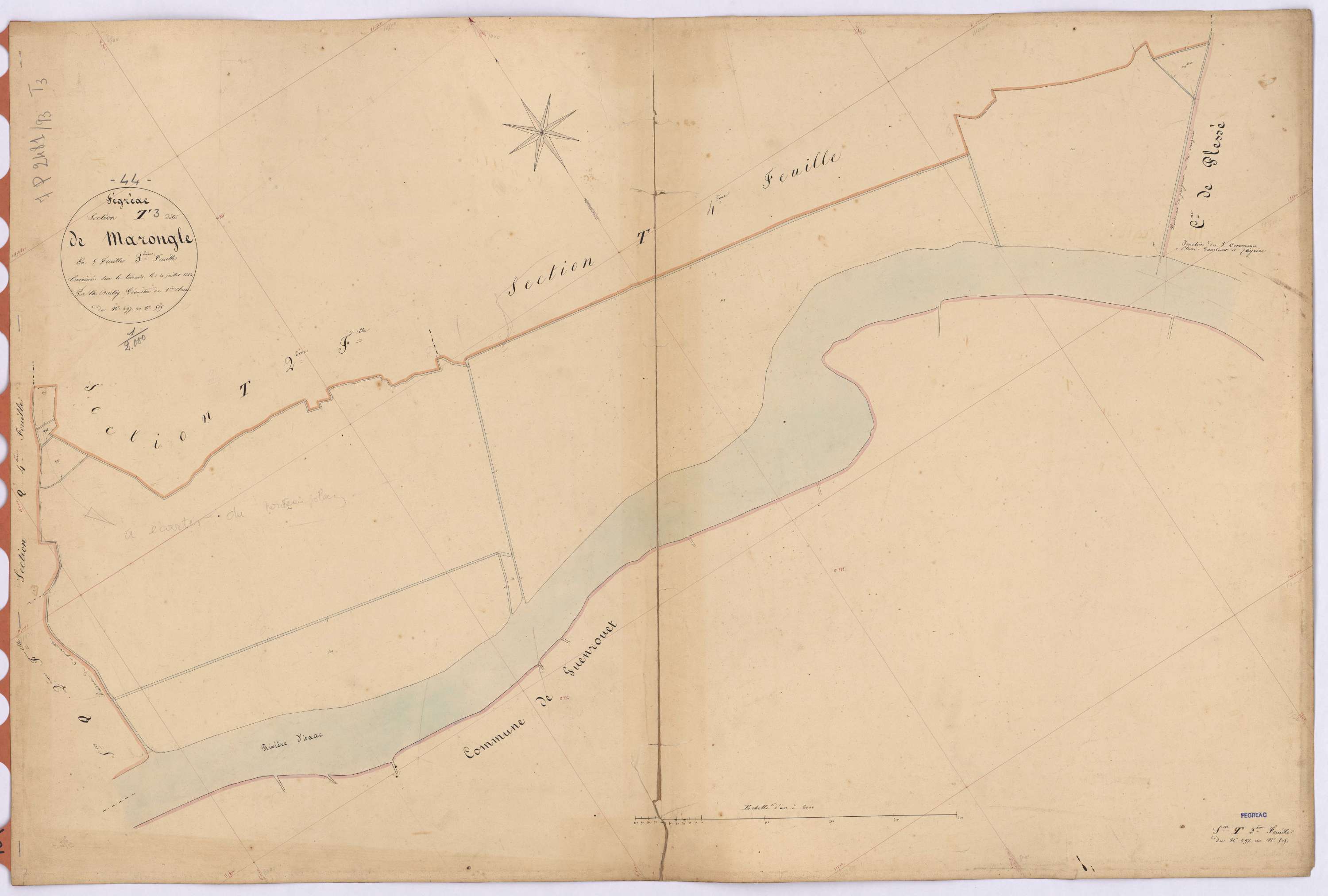 Fégréac - Section T3 Marongle (section de) ; 497-505