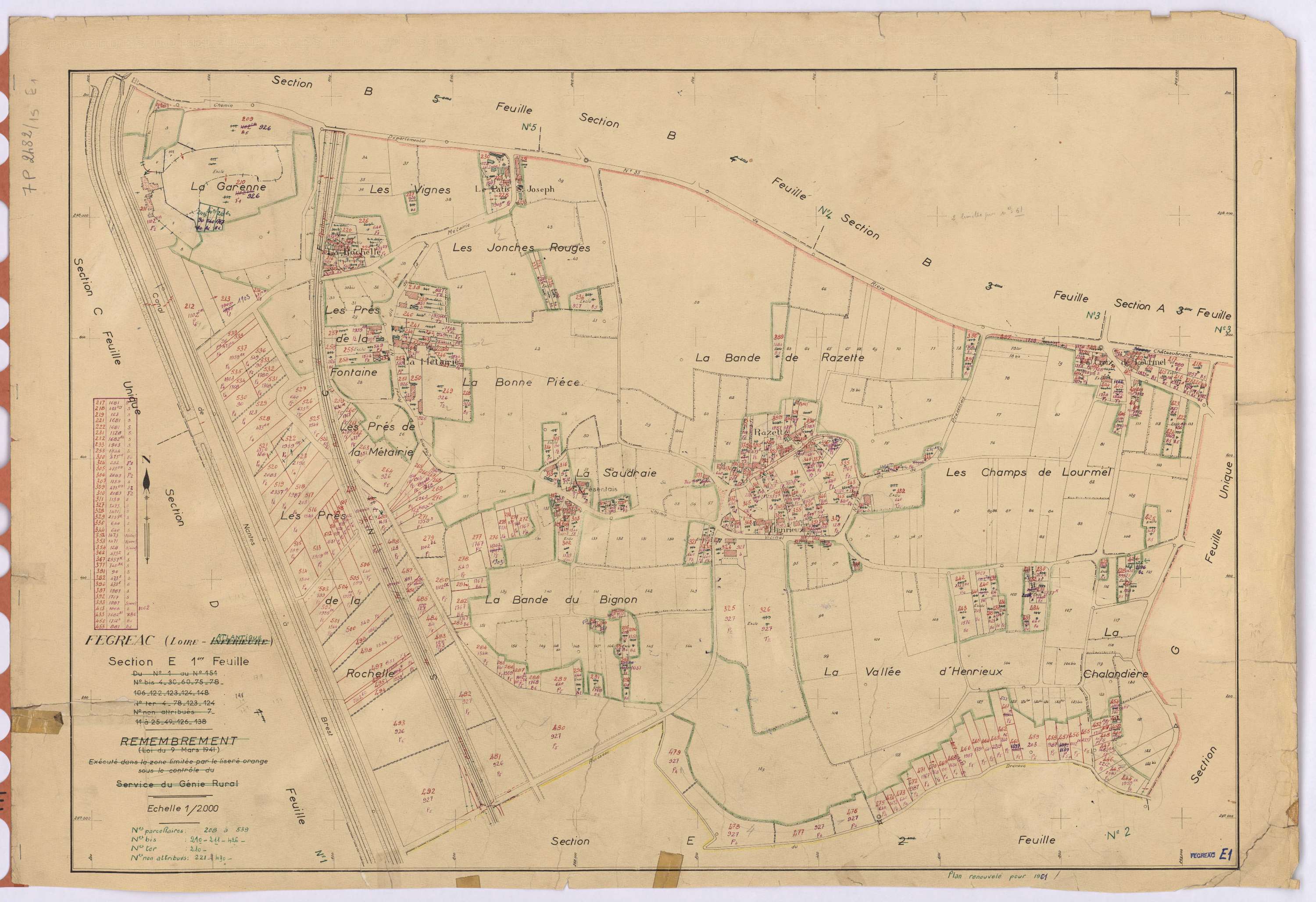 Fégréac - Section E1 208-539
