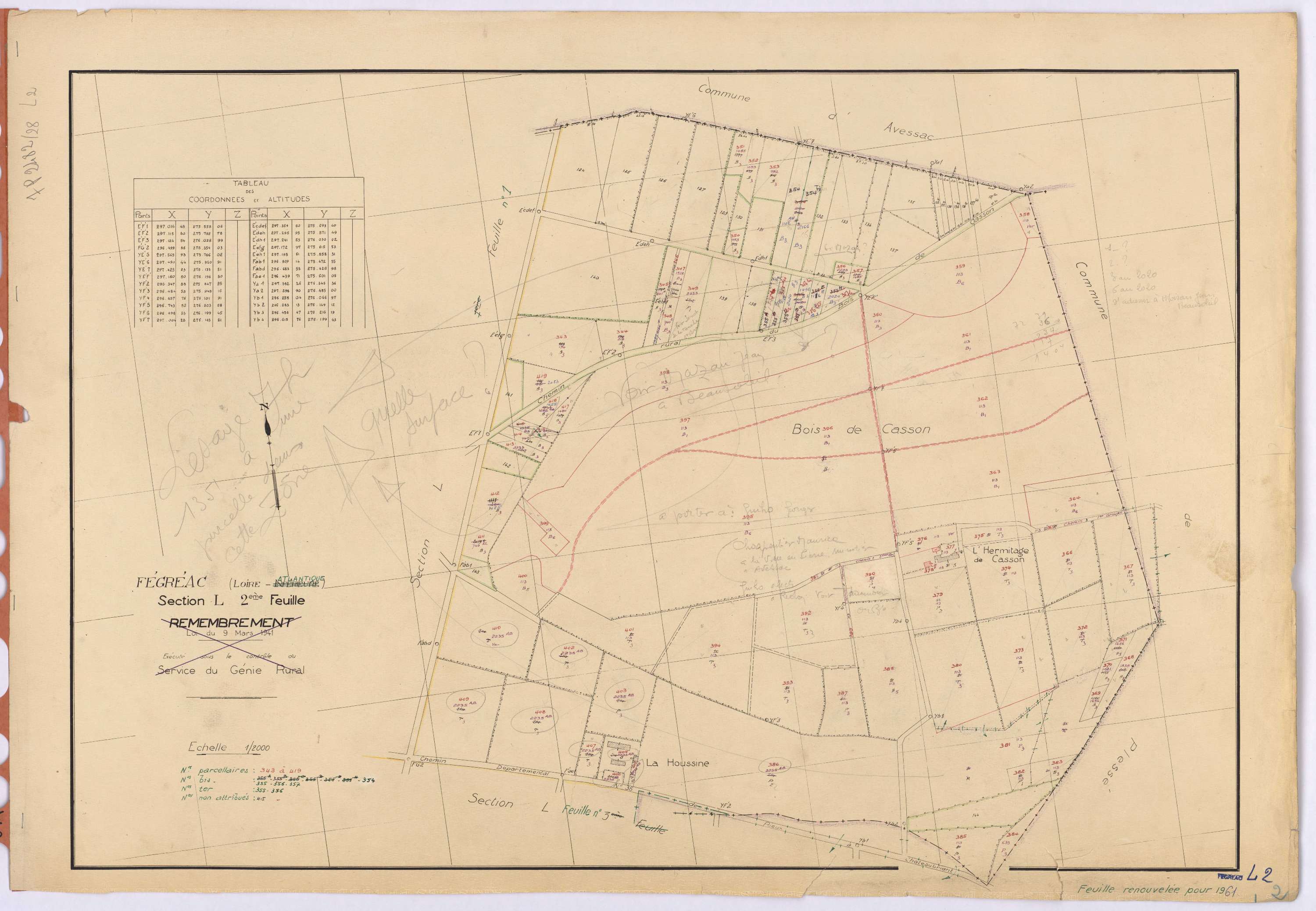 Fégréac - Section L2 343-419