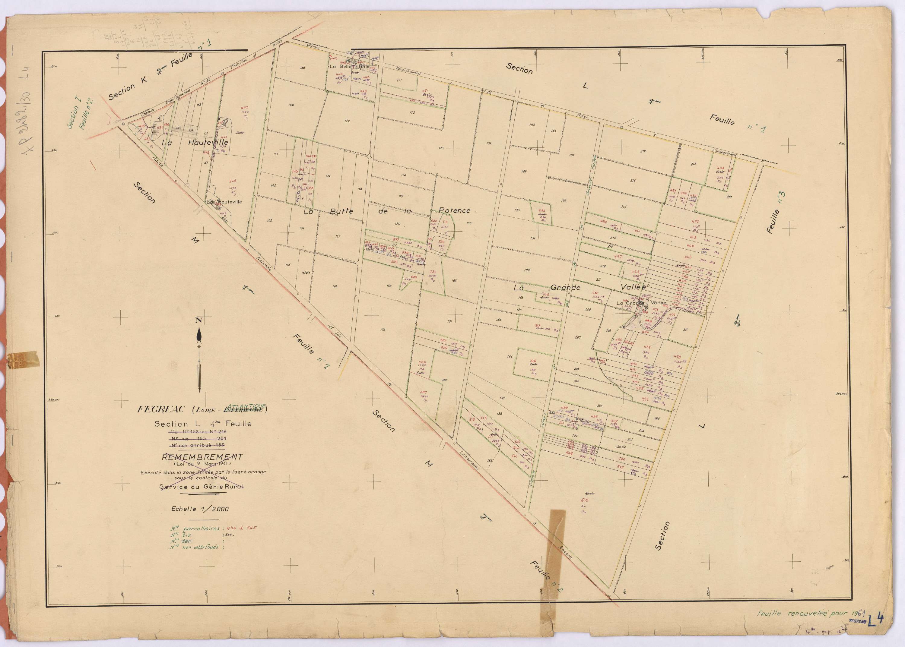 Fégréac - Section L4 436-545