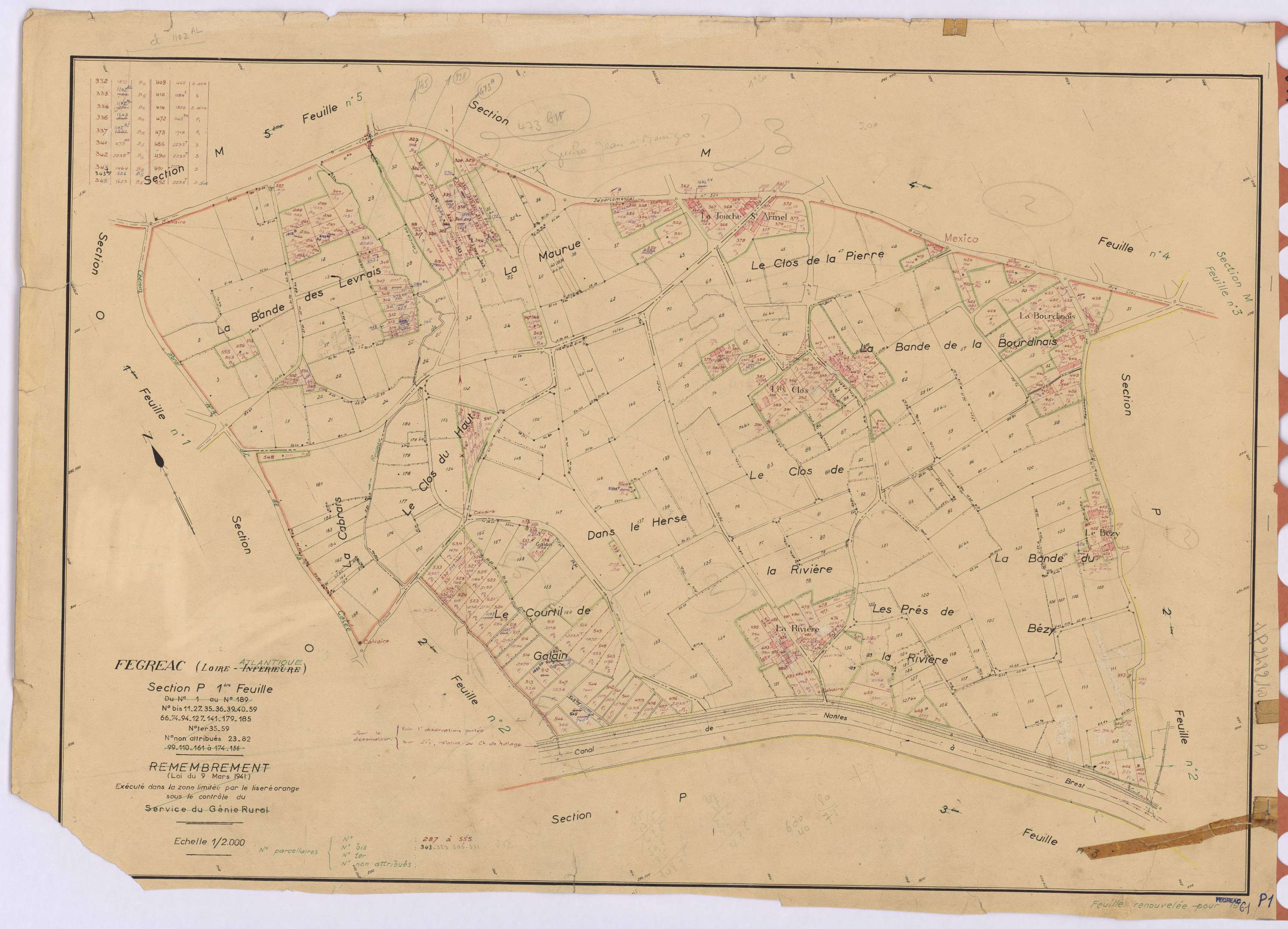 Fégréac - Section P1 287-555
