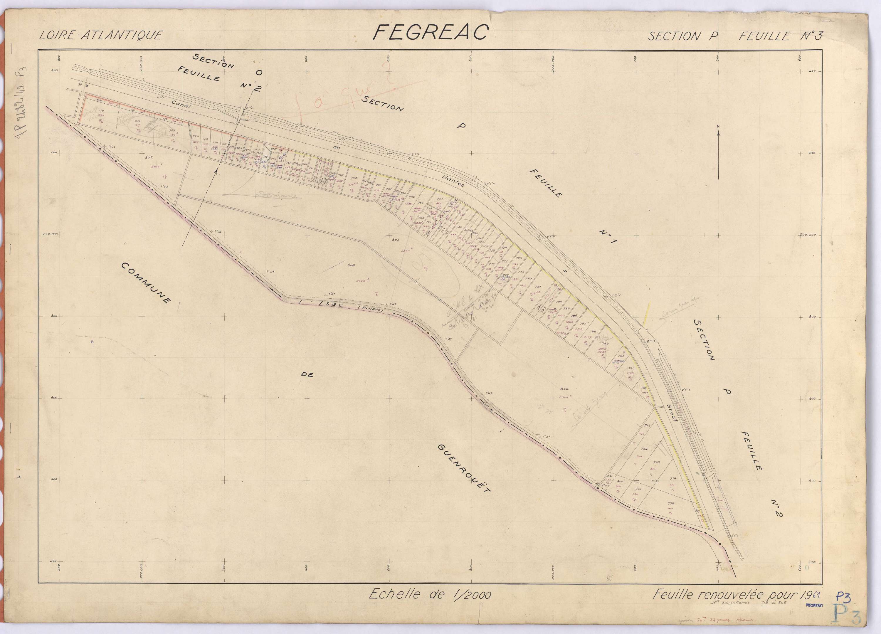 Fégréac - Section P3 718-805