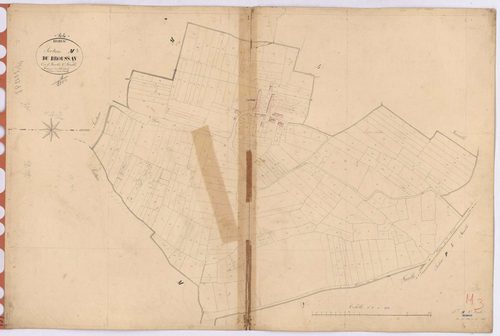 Fégréac - Section M3 Broussay (section du) ; 524-806