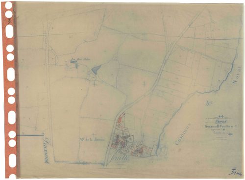 Fercé - Section D1 (développement) Jounière (section de La) . 1-170 . développement du village de La Fromière