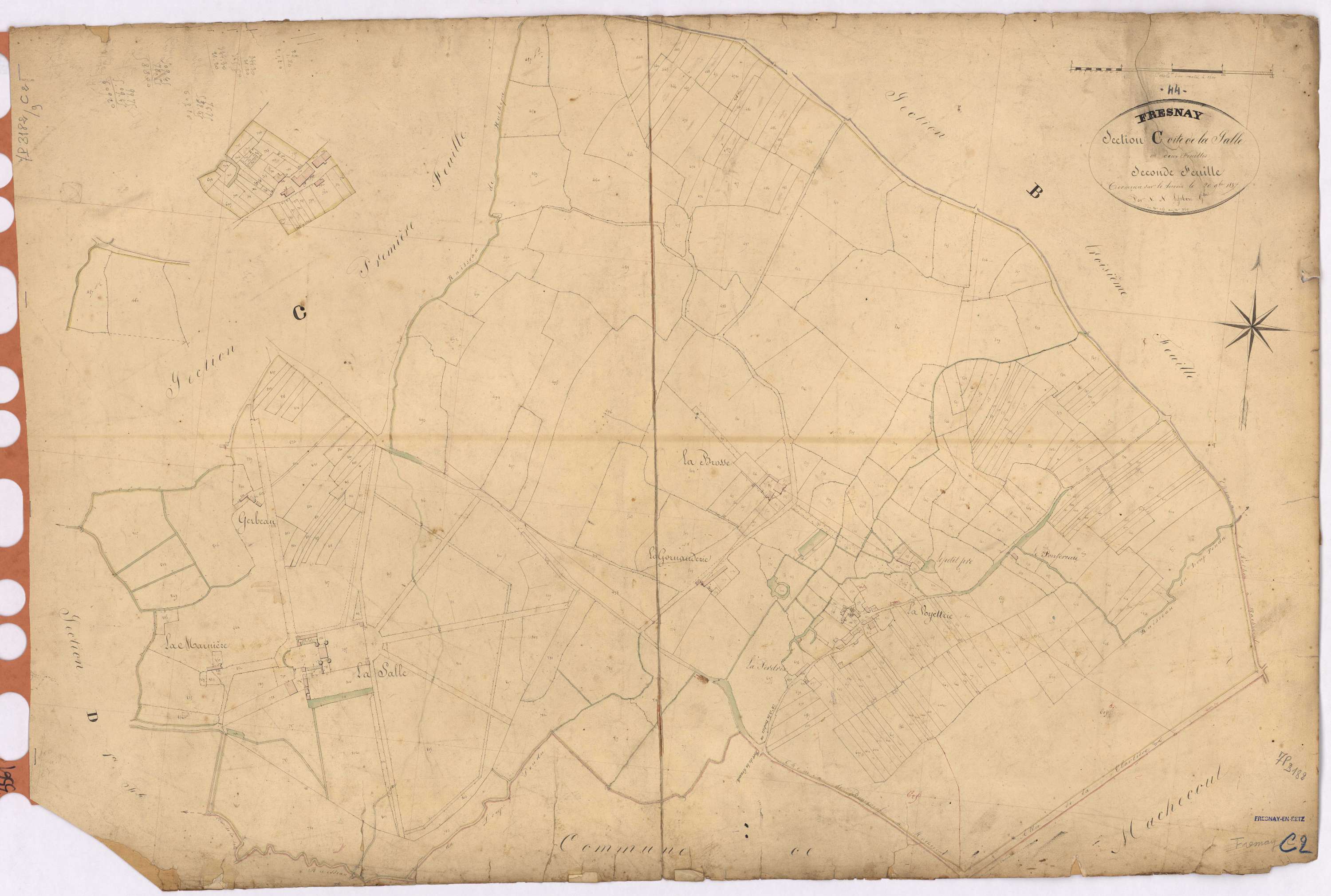 Fresnay-en-Retz - Section C2 Salle (section de La) ; 457-856