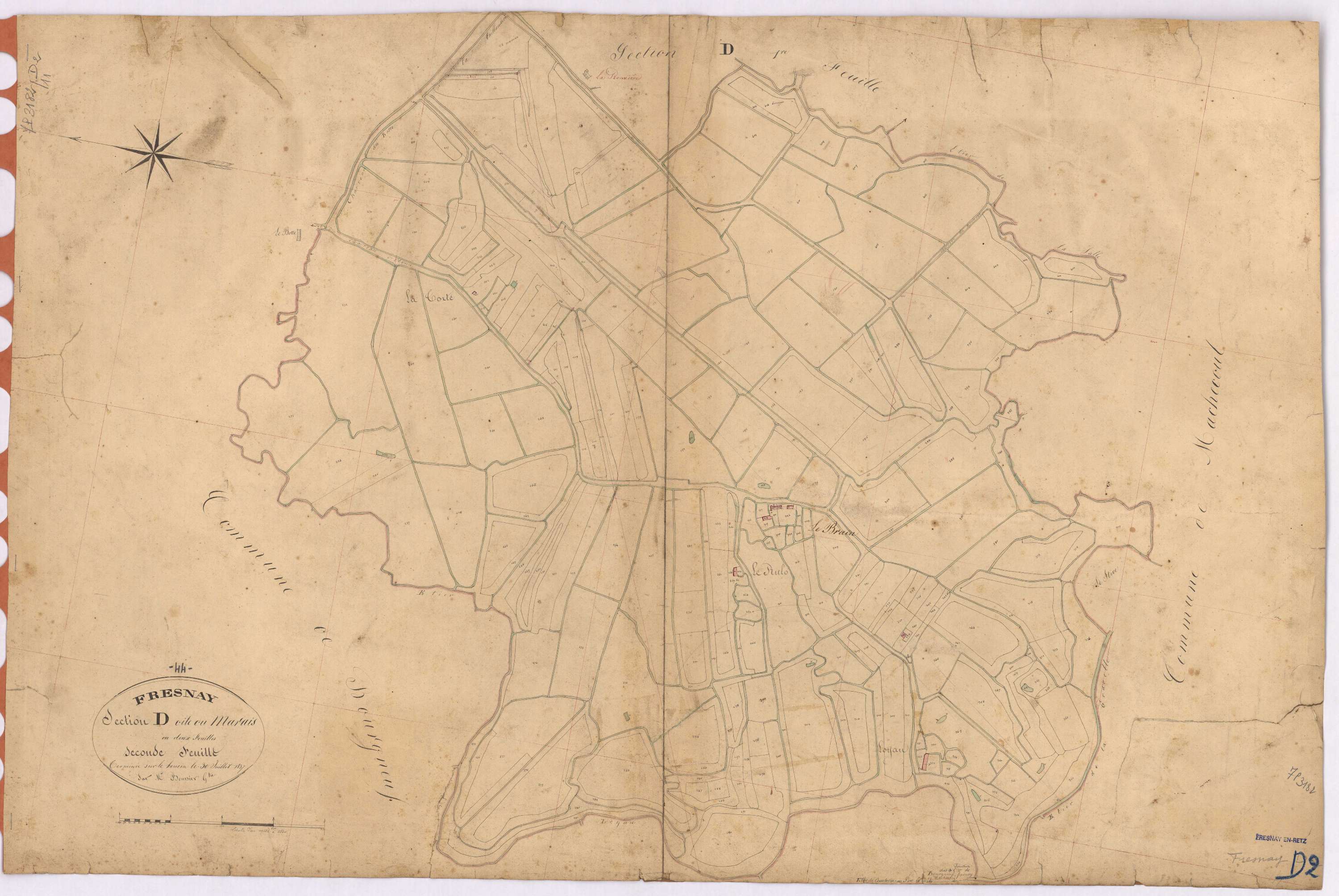 Fresnay-en-Retz - Section D2 Marais (section du)