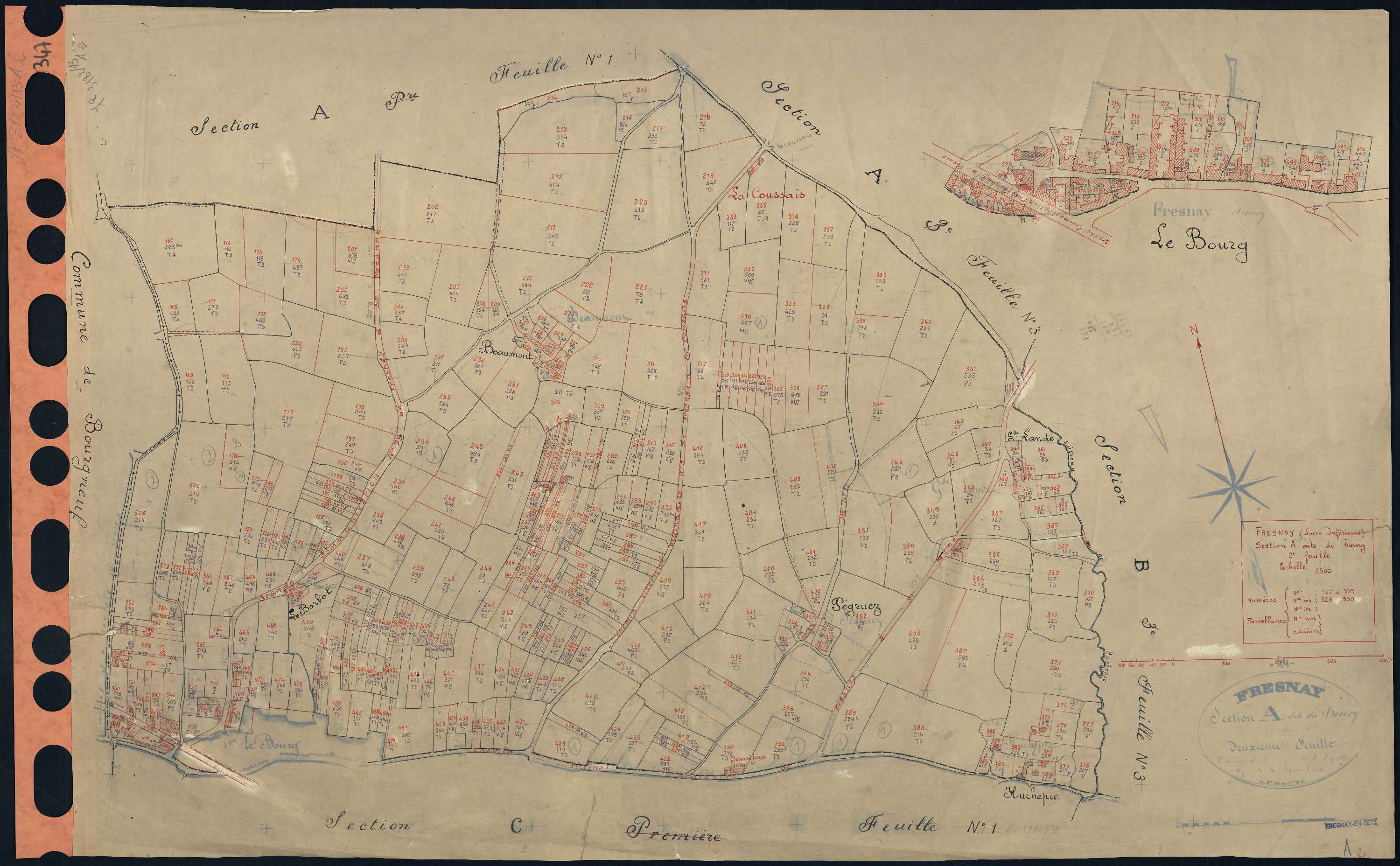 Fresnay-en-Retz - Section A2 Bourg (section du) . 167-575