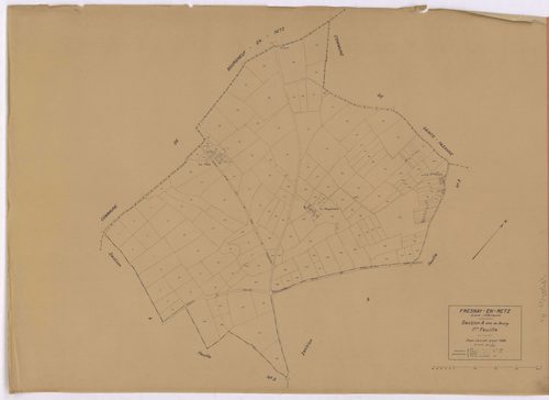 Fresnay-en-Retz - Section A1 Bourg (section du) ; 1-166