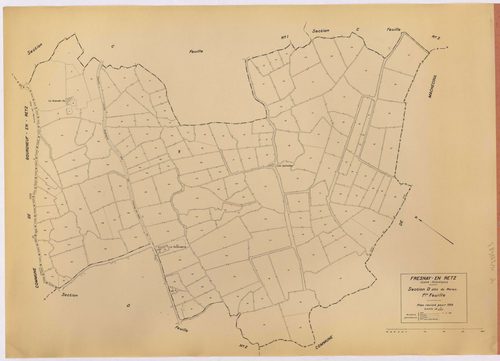 Fresnay-en-Retz - Section D1 Marais (section du) ; 1-161