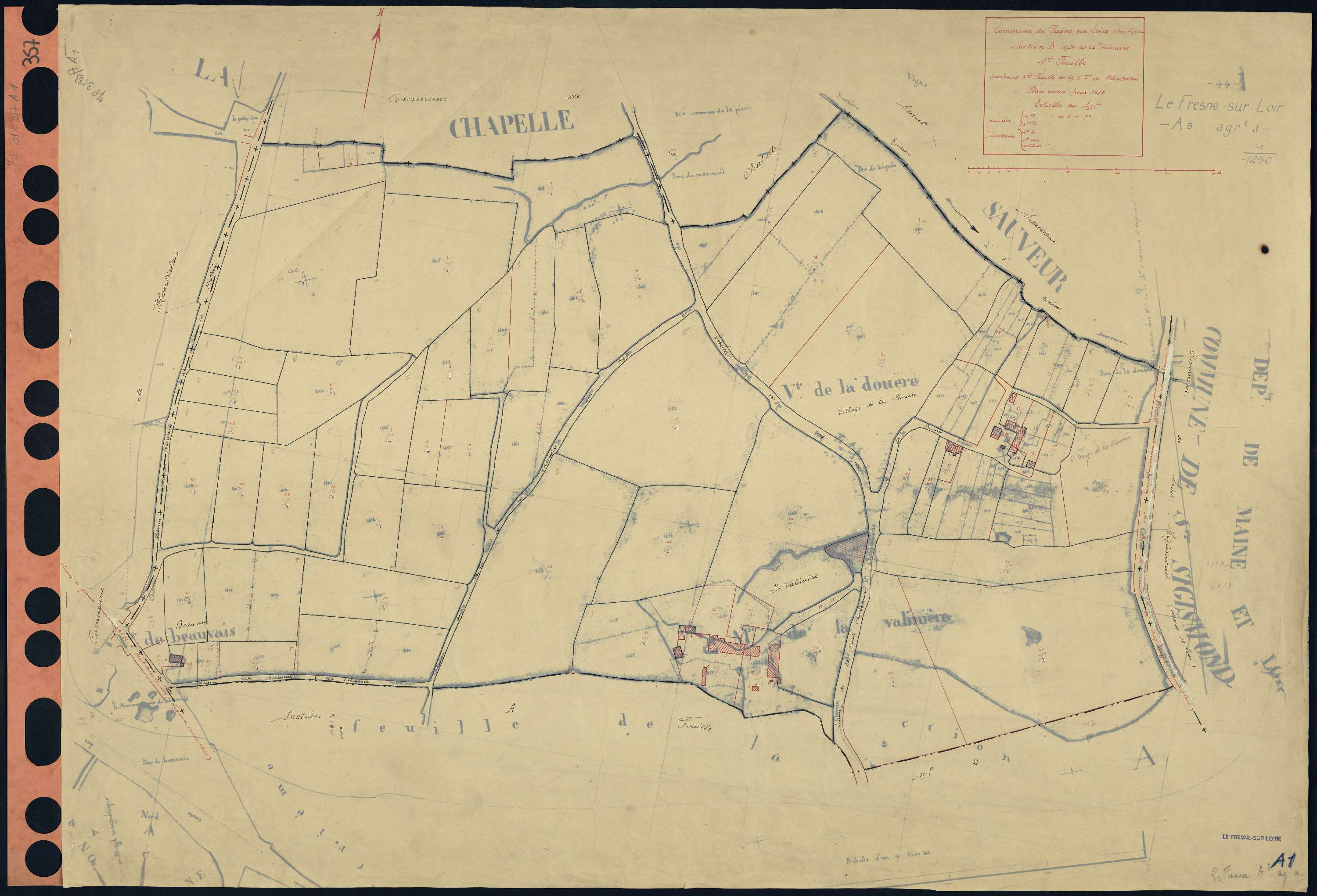 Le Fresne-sur-Loire - Section A1 Valinière (section de La) . 1-70