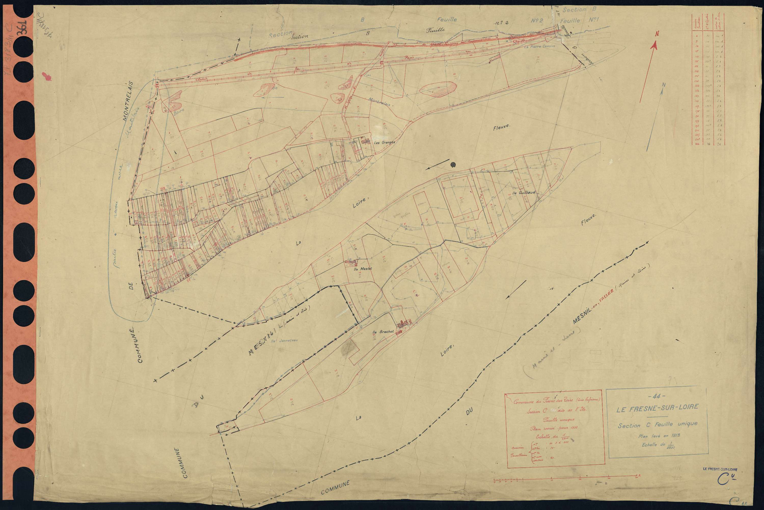 Le Fresne-sur-Loire - Section C Ile (section de l') . 1-223