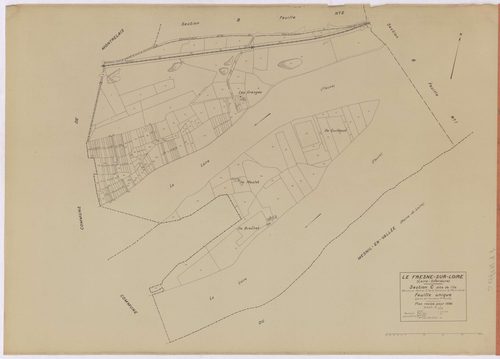 Le Fresne-sur-Loire - Section C Ile (section de l') ; 1-223