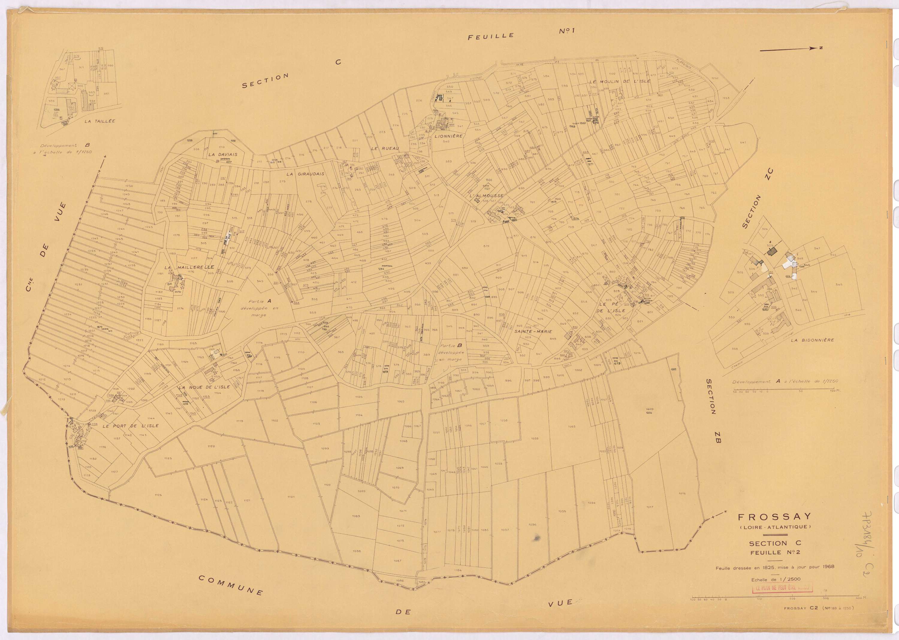 Frossay - Section C2 189-1253