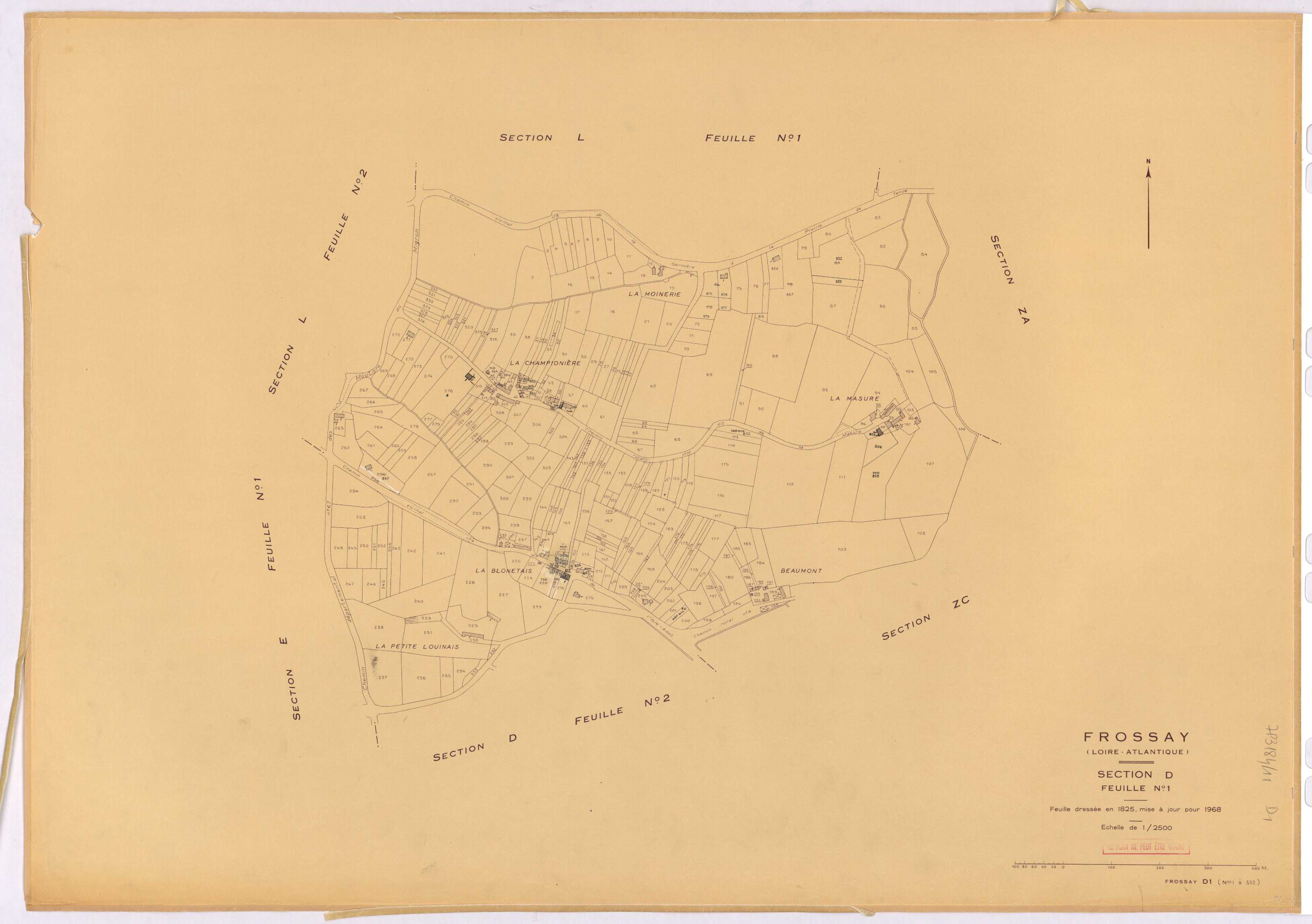 Frossay - Section D1 1-332
