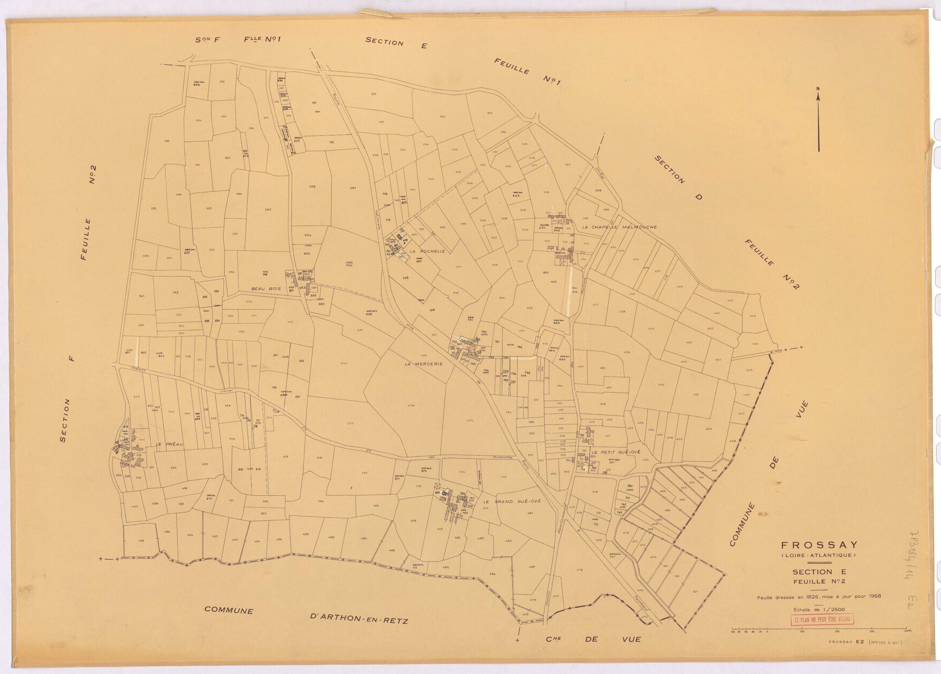 Frossay - Section E2 292-607