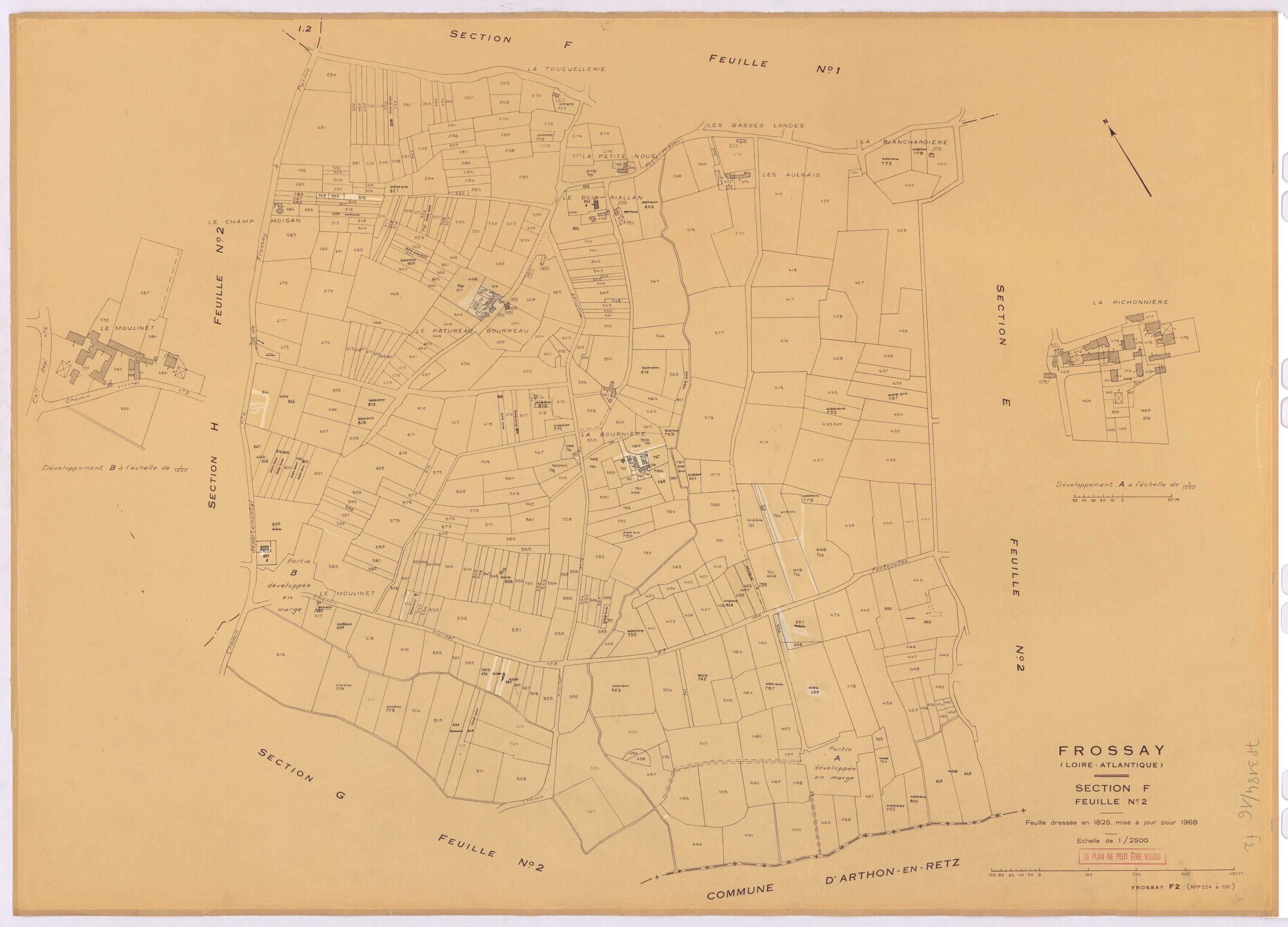 Frossay - Section F2 254-691