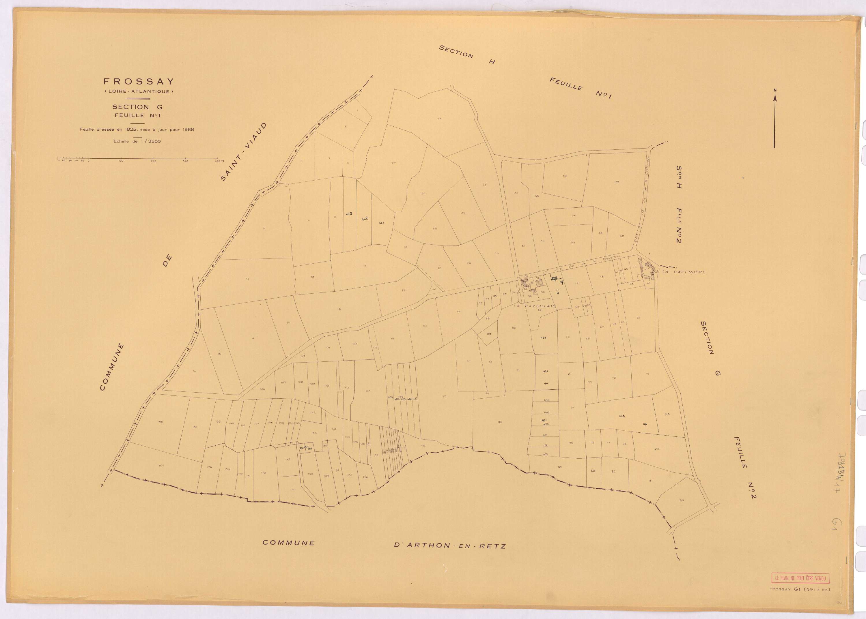 Frossay - Section G1 1-158