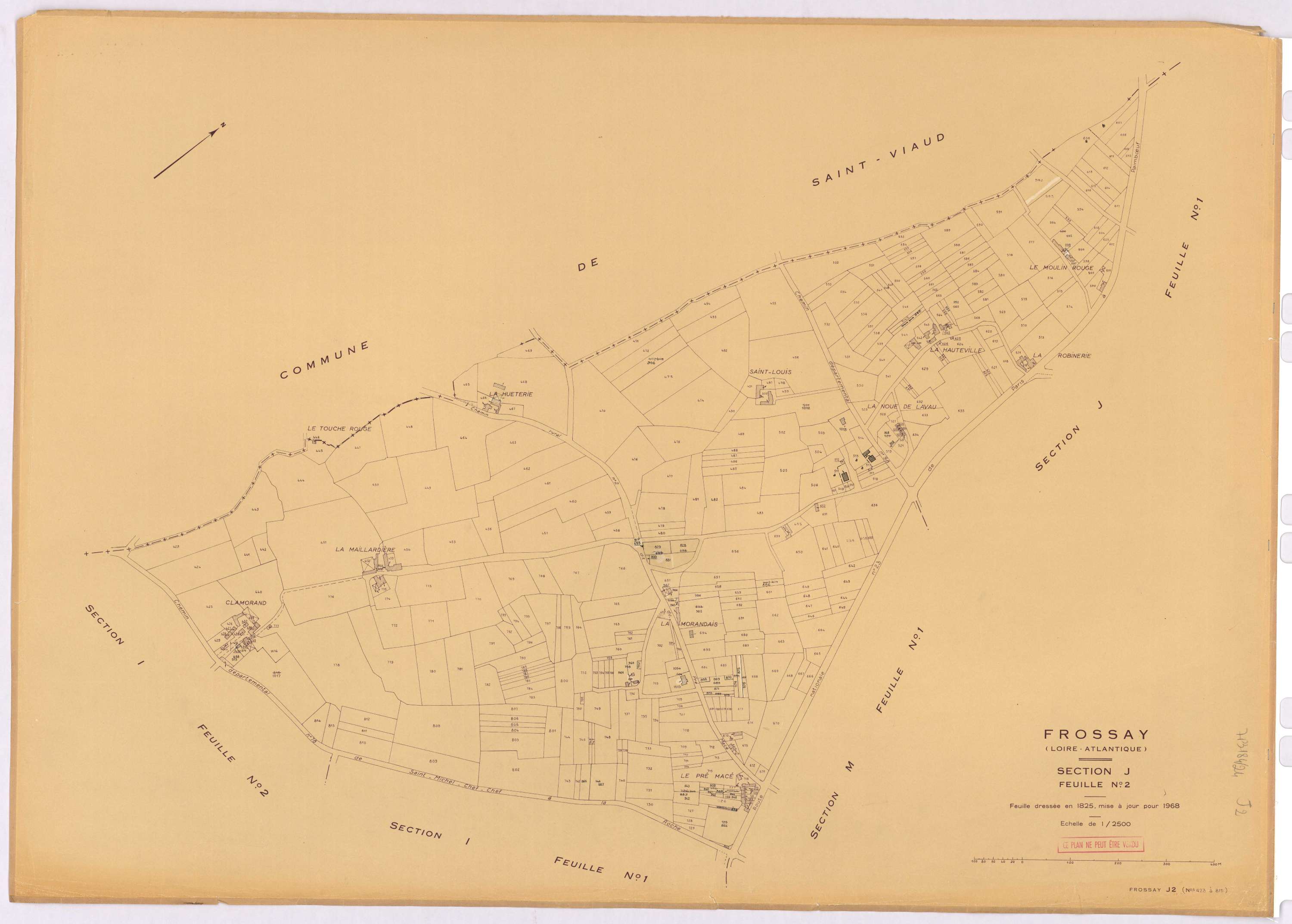 Frossay - Section J2 423-815