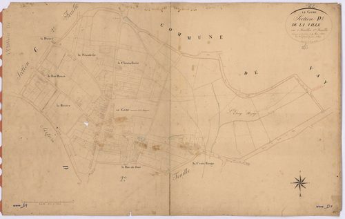 Le Gâvre - Section D1 Ville (section de La) ; 1-303