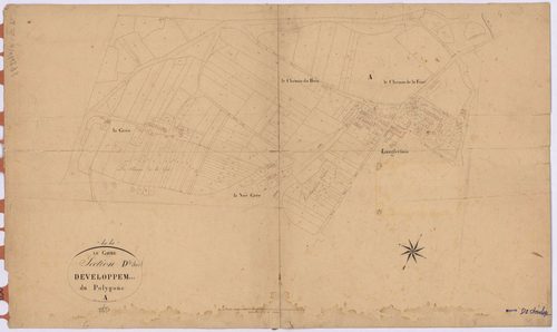 Le Gâvre - Section D2 (développement) Ville (section de La) ; 304-761 ; développement du polygône A