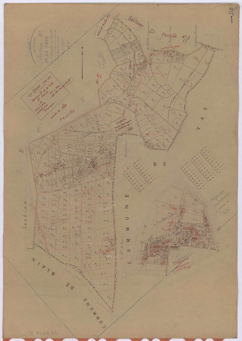 Le Gâvre - Section D2 Ville (section de La) ; 311-724