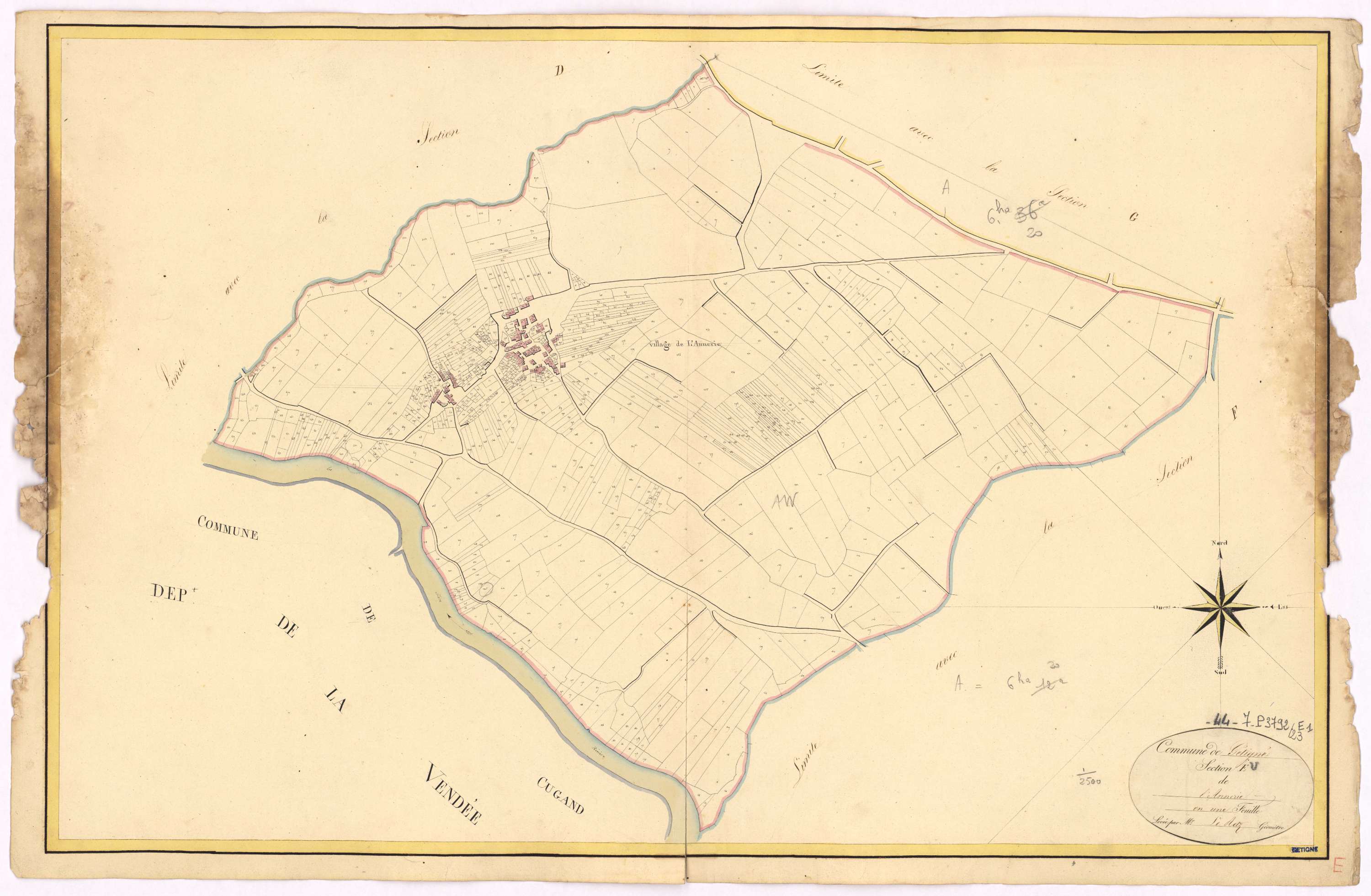 Gétigné - Section E Annerie (section de l')