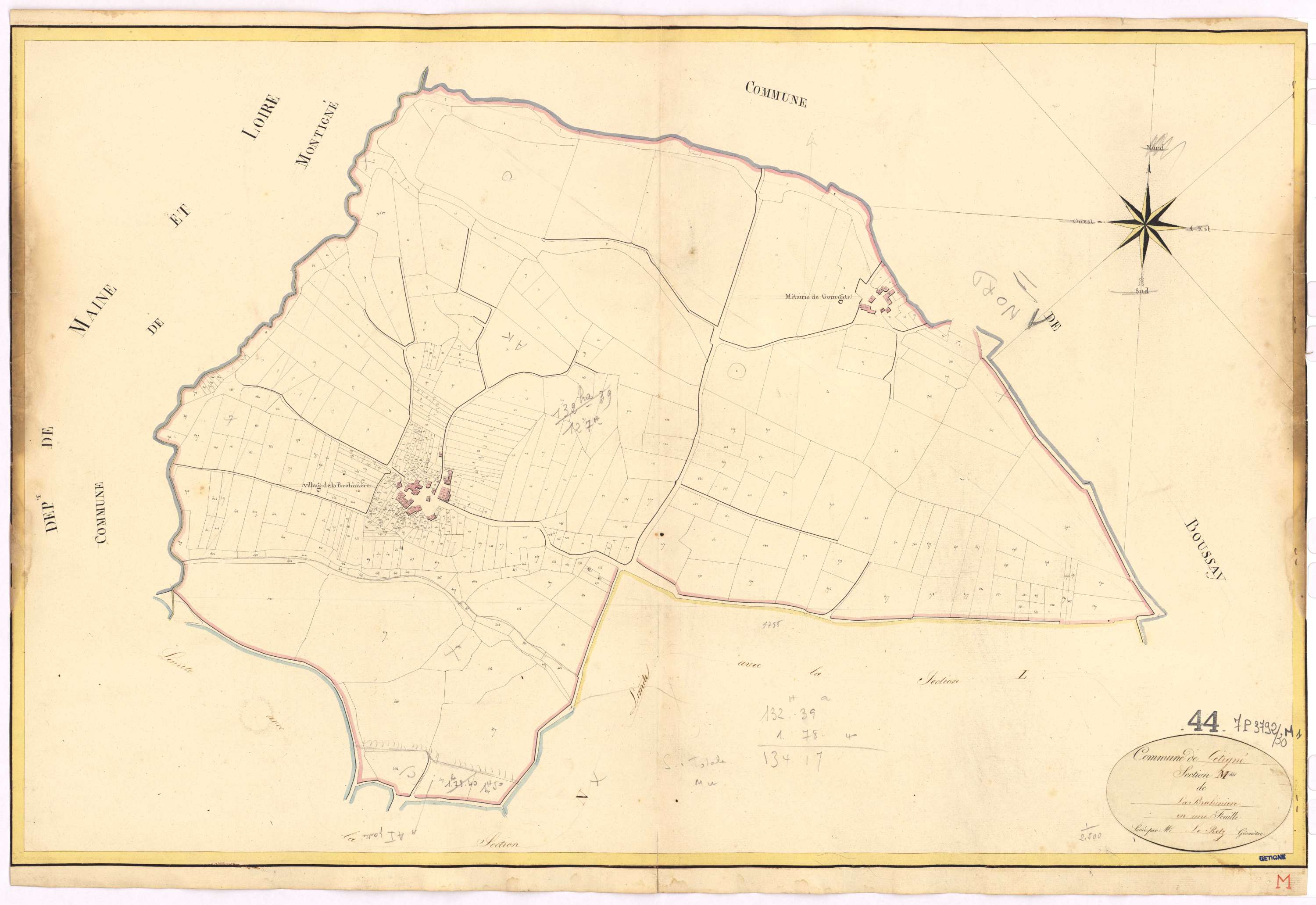 Gétigné - Section M Brahinière (section de La)