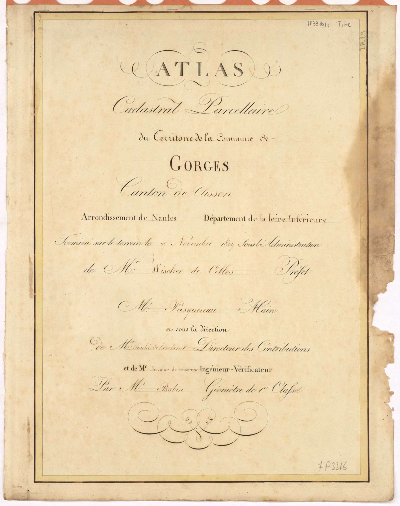 Gorges - Titre