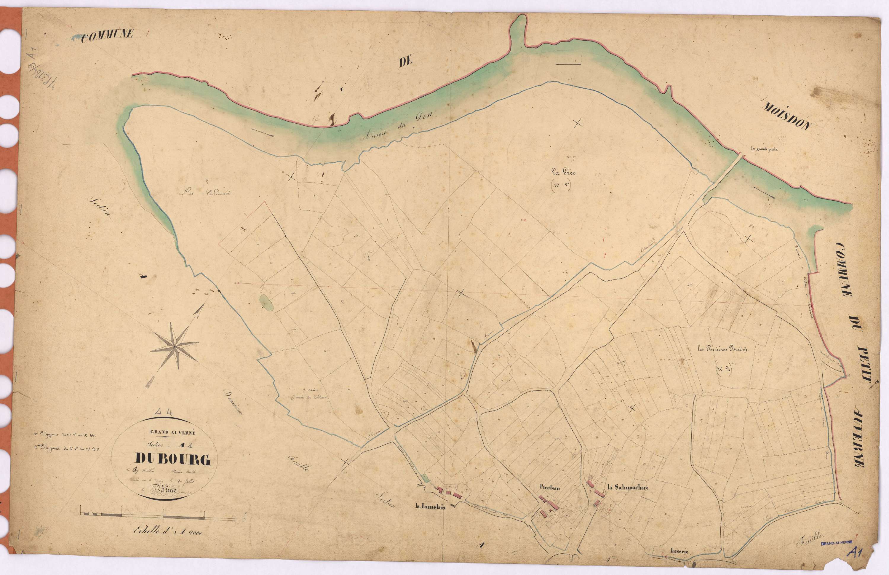 Grand-Auverné - Section A1 Bourg (section du)